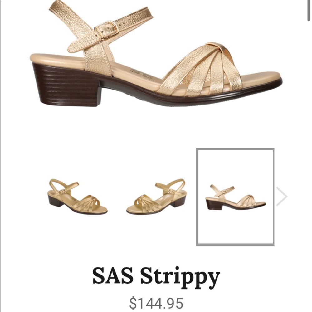 SAS Strippy Sandals Sz 6.5 W